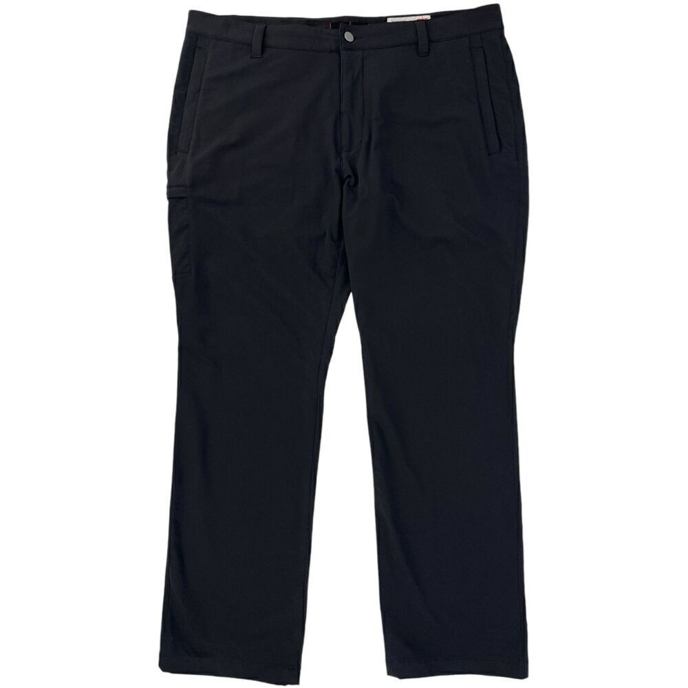 Massif Men's Tactical Stretch Softshell Pants Black 38x31